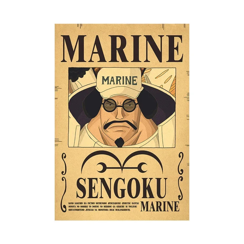 One Piece Anime Bounty Wanted Posters