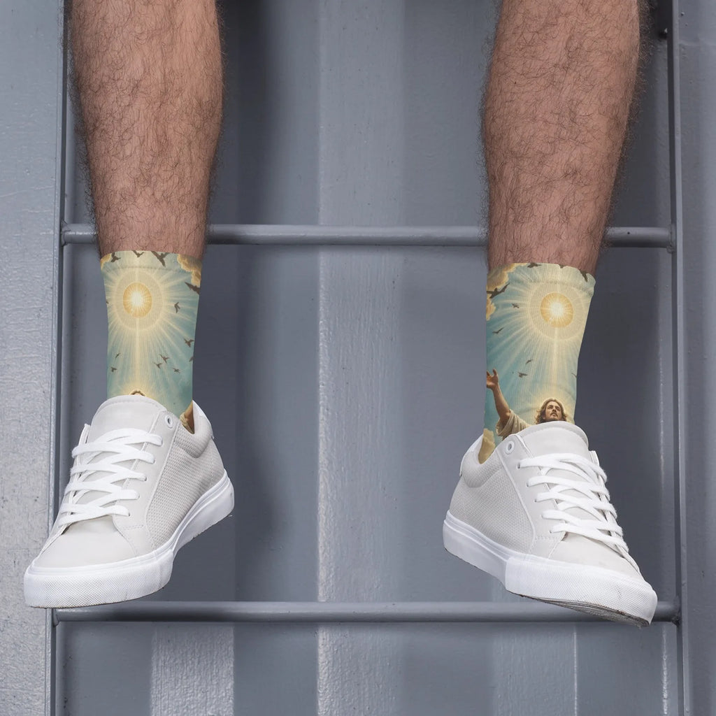 Jesus Sacred Heart Socks