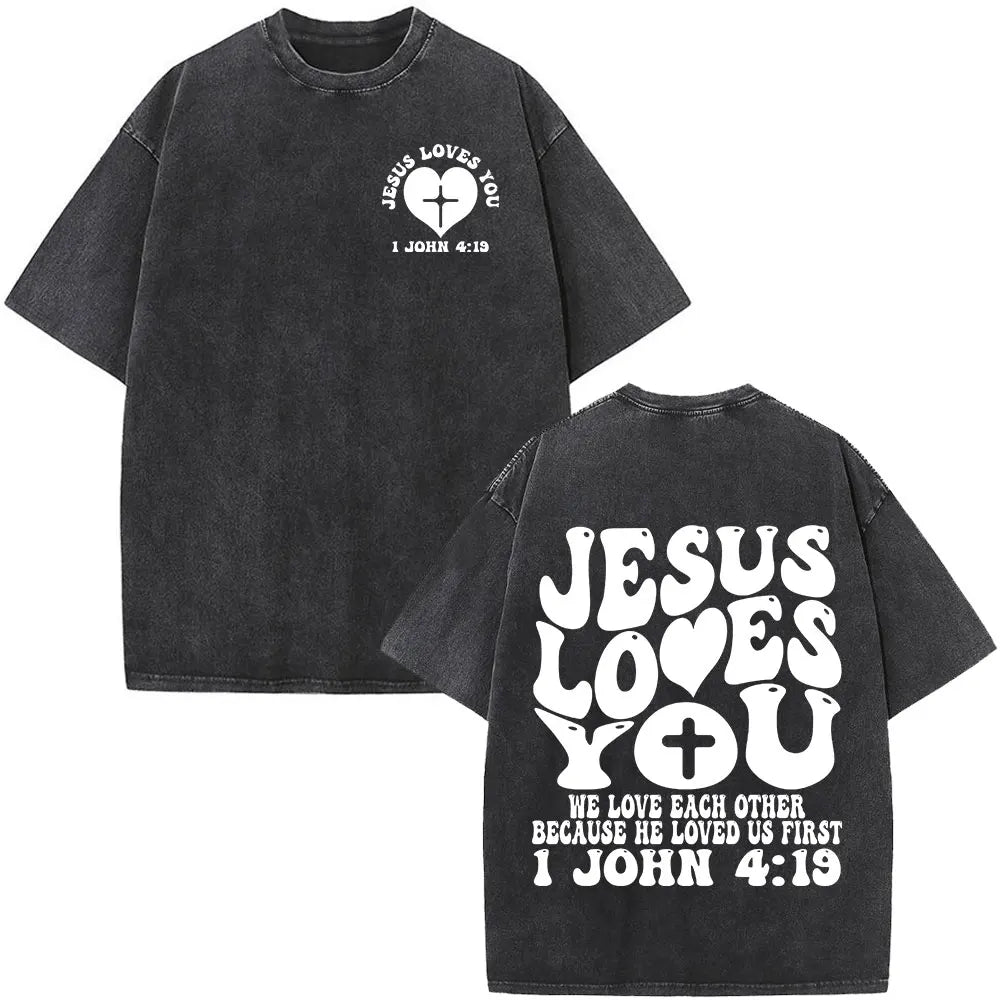 Bible Verse Washed T-shirts