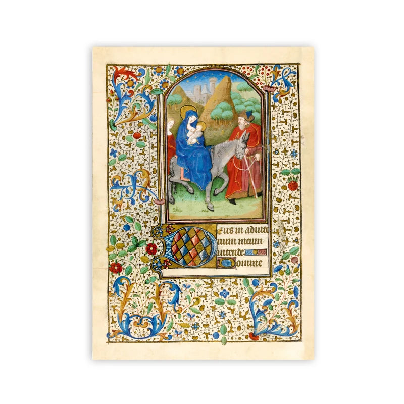 Colorful Illustrations of Vintage Illuminated Manuscripts r