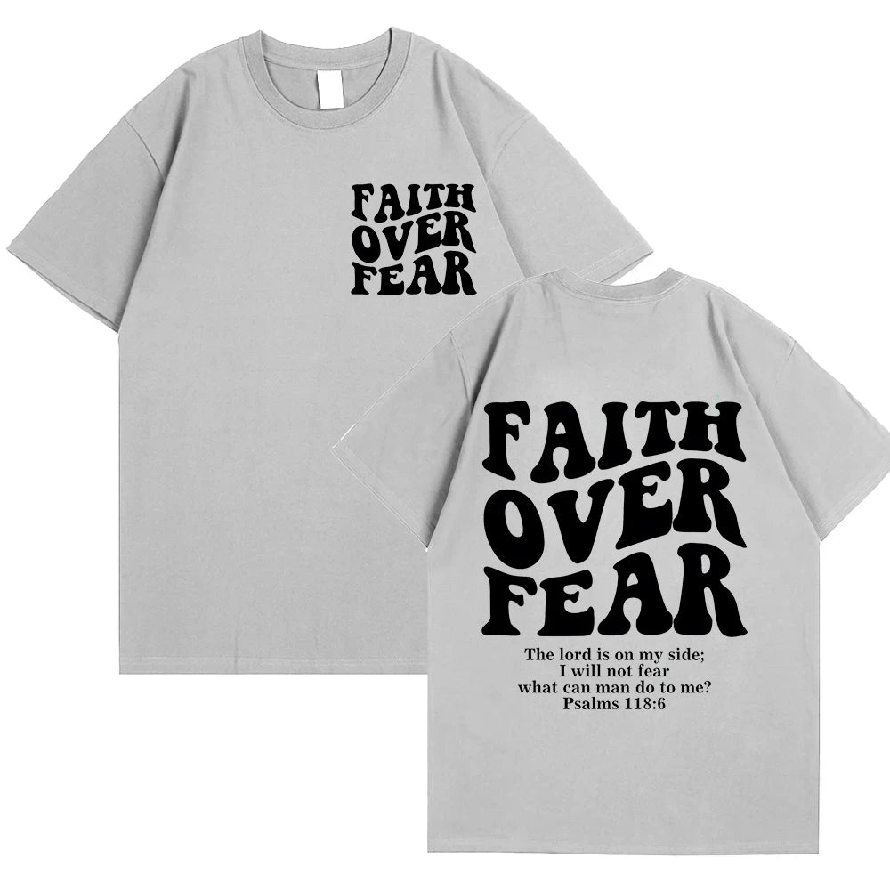 Faith Over Fear Christian  T-shirts