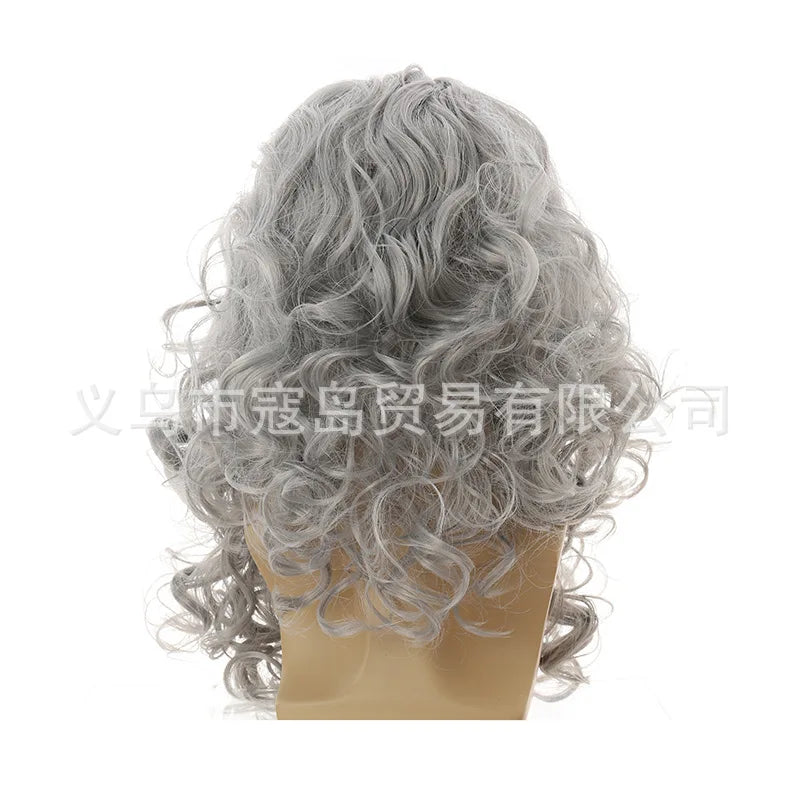 wizad silver grey wig and beard