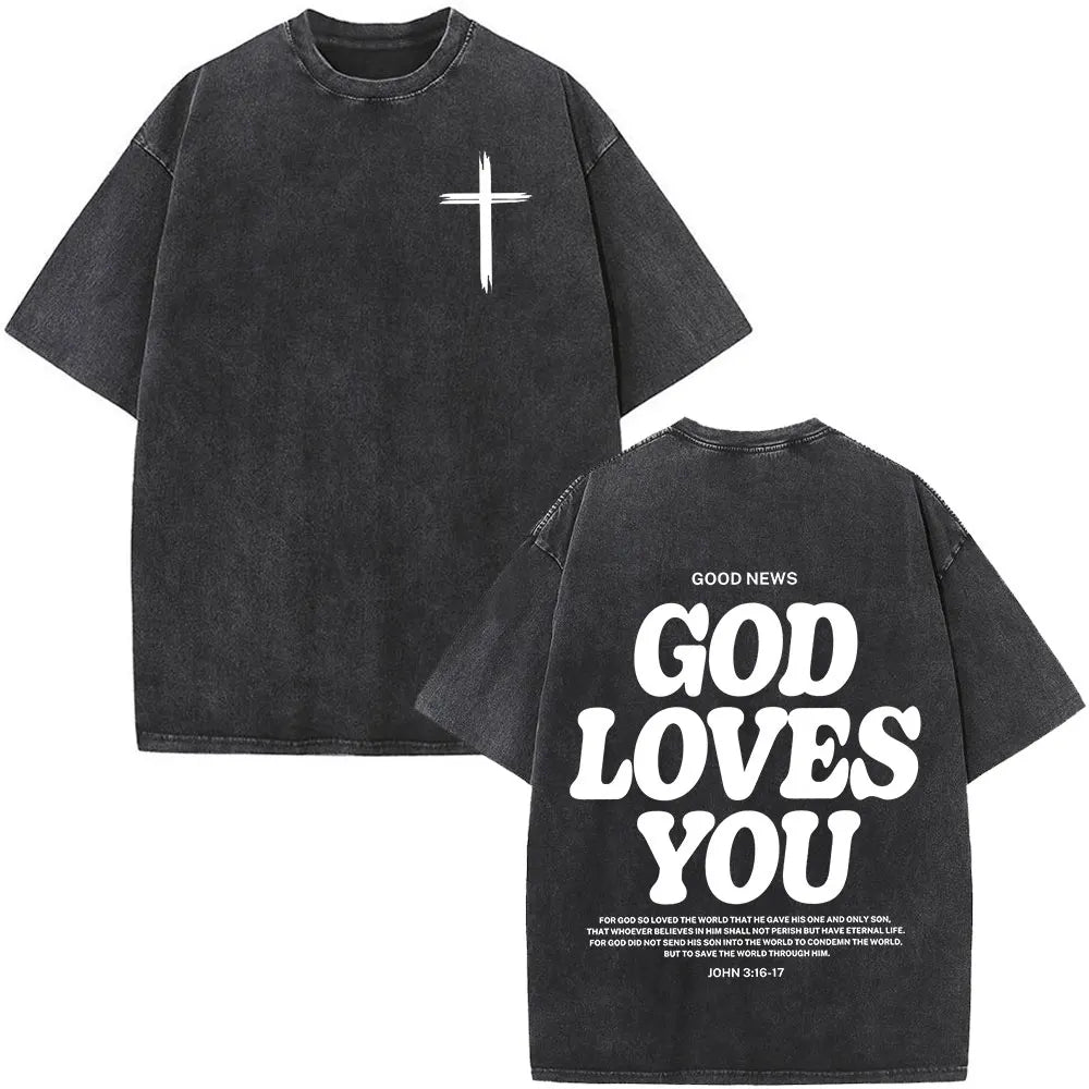 Bible Verse Washed T-shirts