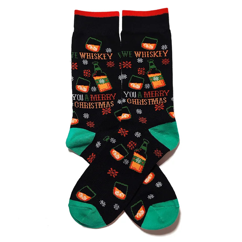 2025 New Men Christmas Socks