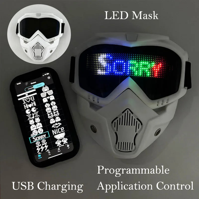 LED Neon Glowing Gloves