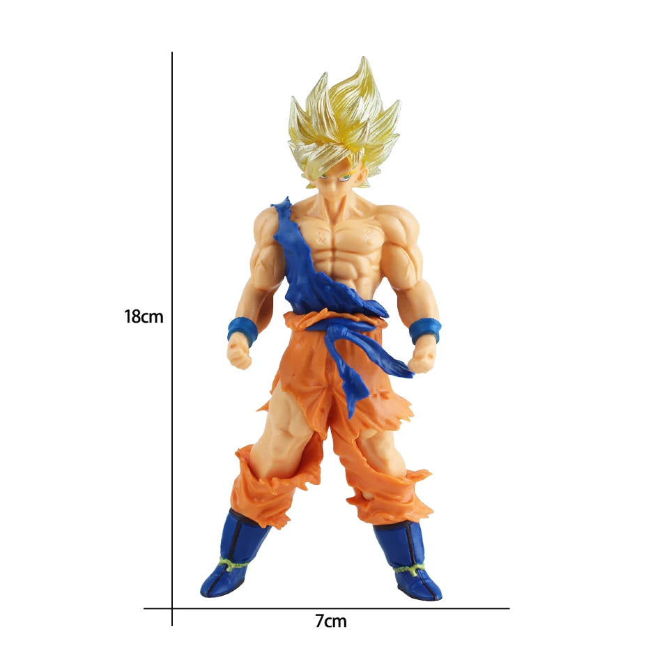 17-18CM Anime Dragon Ball Z Super Saiyan Anime Action Figure