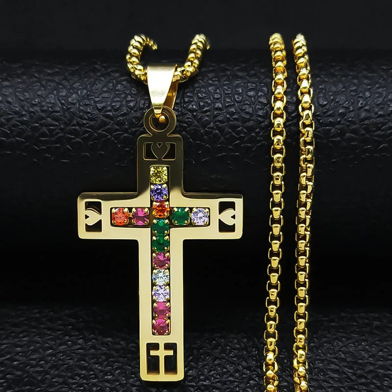 Catholic Jesus Cross Necklace <3
