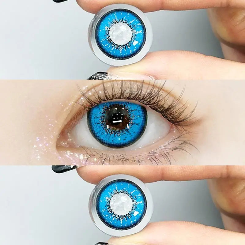 Lens 1pair Satoru Gojo Cosplay Blue Color