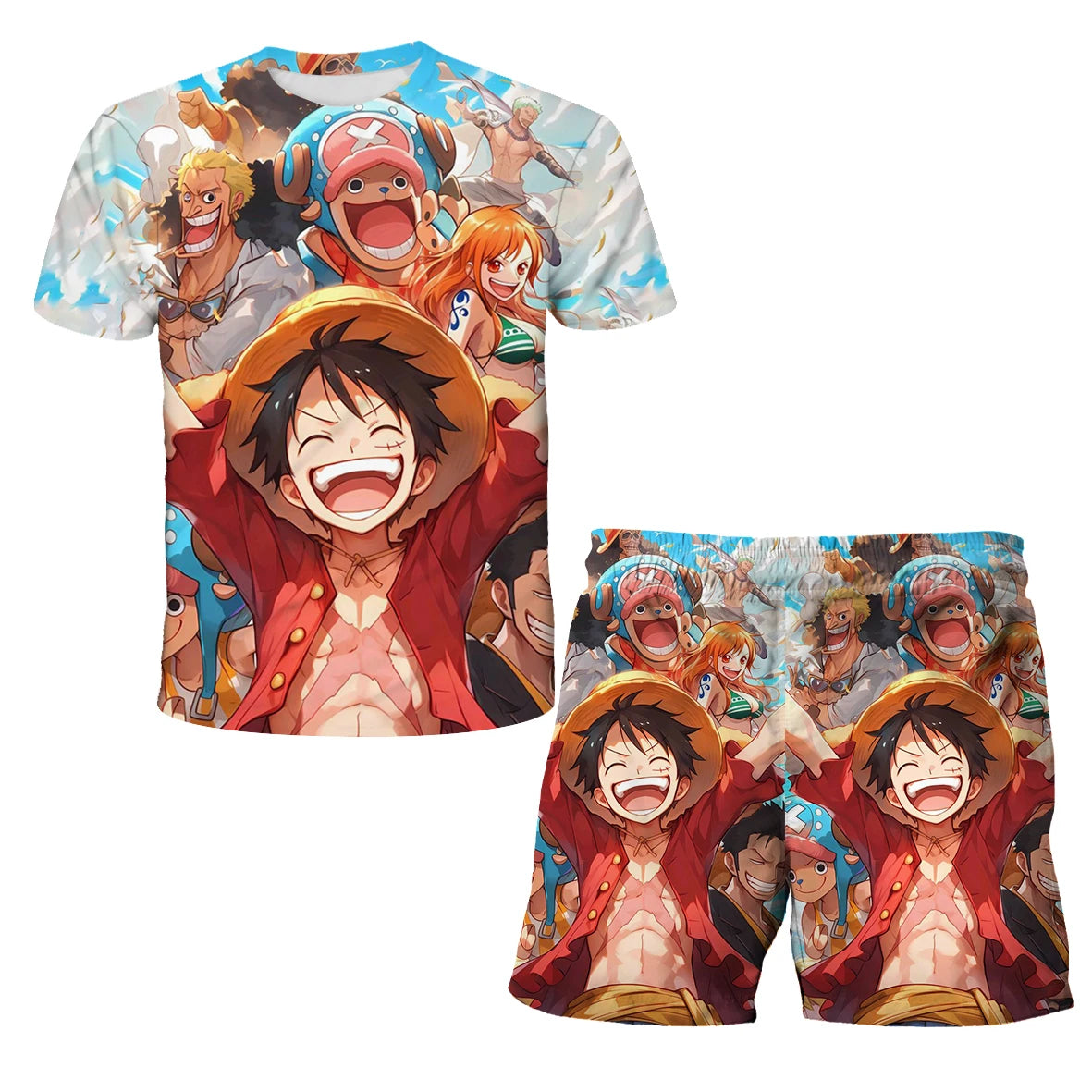 Anime 3D One Piece T-shirt