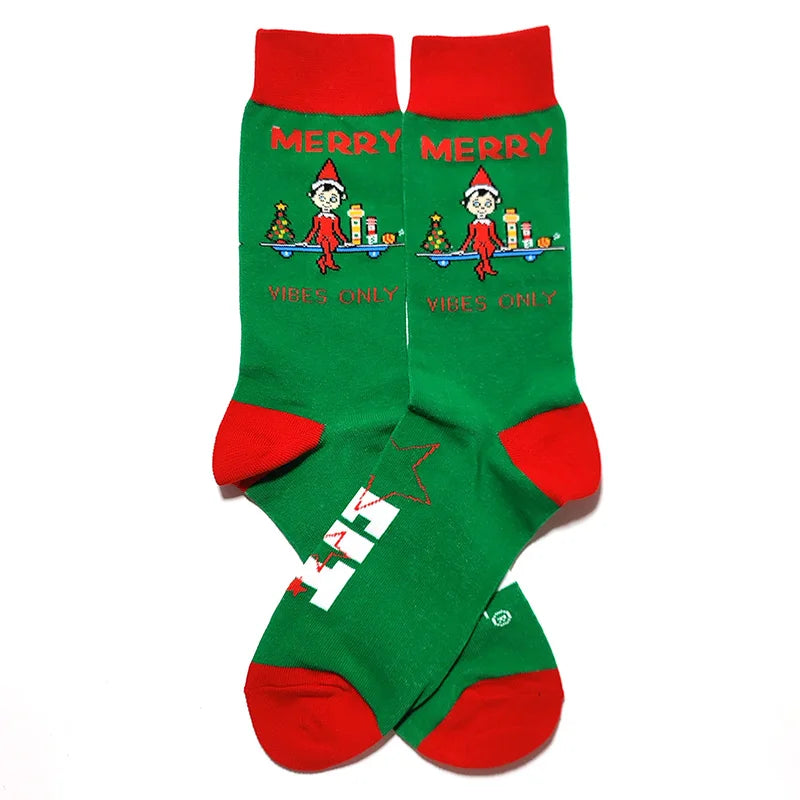 2025 New Men Christmas Socks