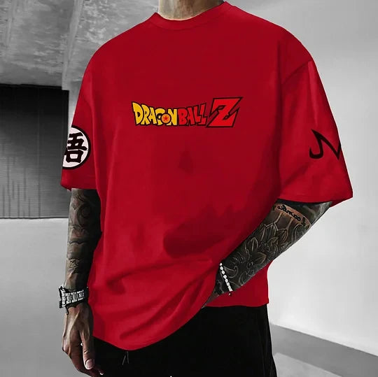 Dragon Ball Super Official Merch 2025 - Oversized Y2K Anime T-Shirt Pure Cotton Comfort