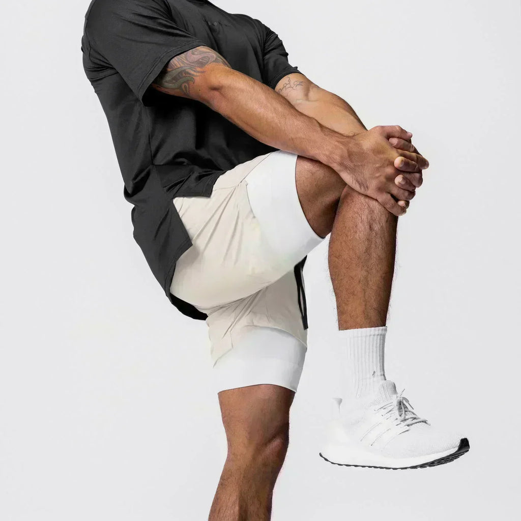 Dragon Ball Men's Double Layer 2-in-1 Shorts