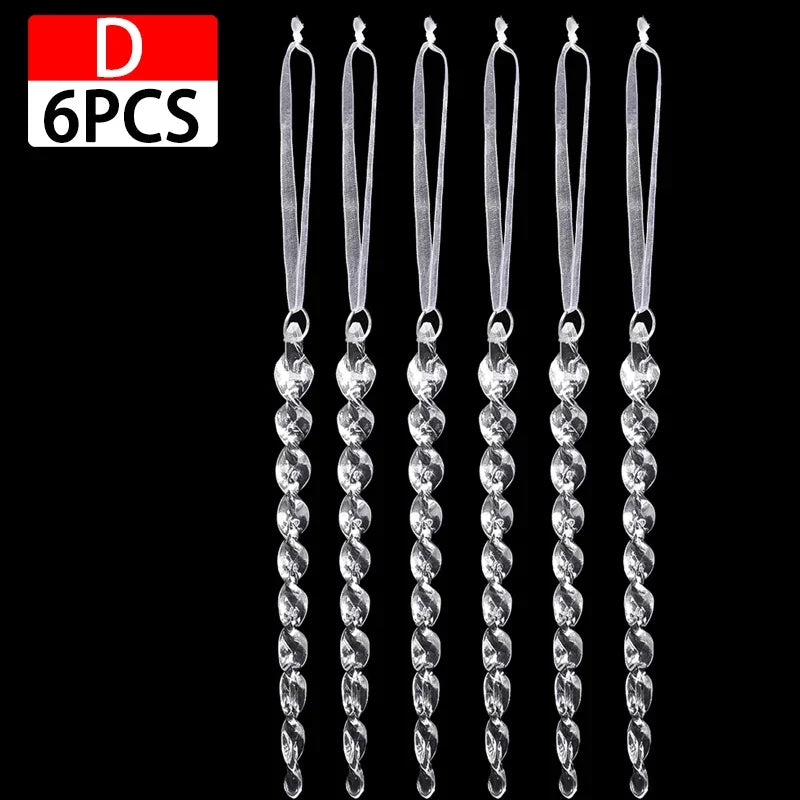 Crystal Christmas Tree Ornaments Snowflake