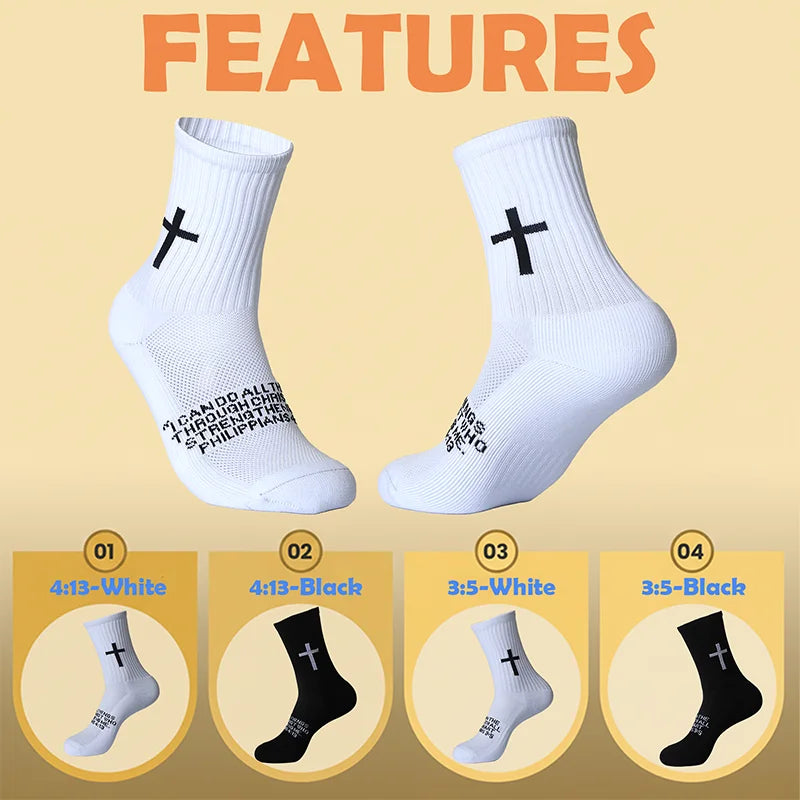4 Pairs Christian Socks
