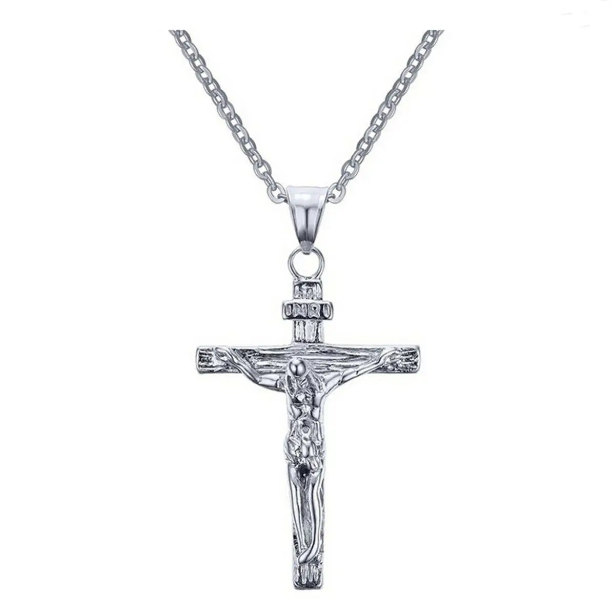 Classic Metal Cross Pendant Necklaces