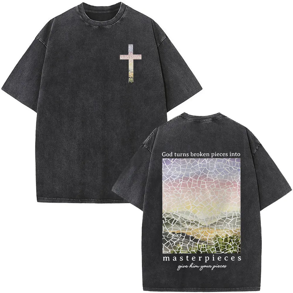 Bible Verse Washed T-shirts