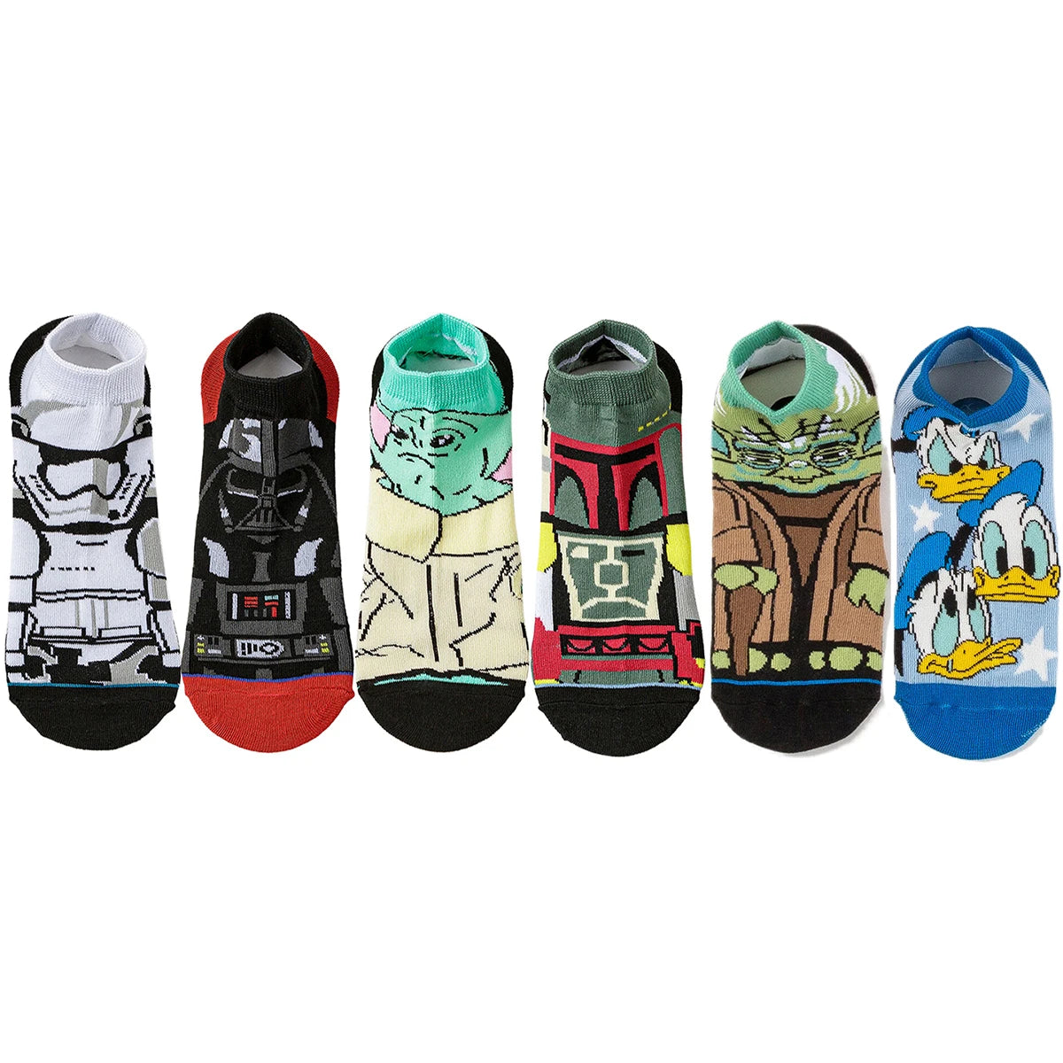 6Pairs Disney Funny Socks