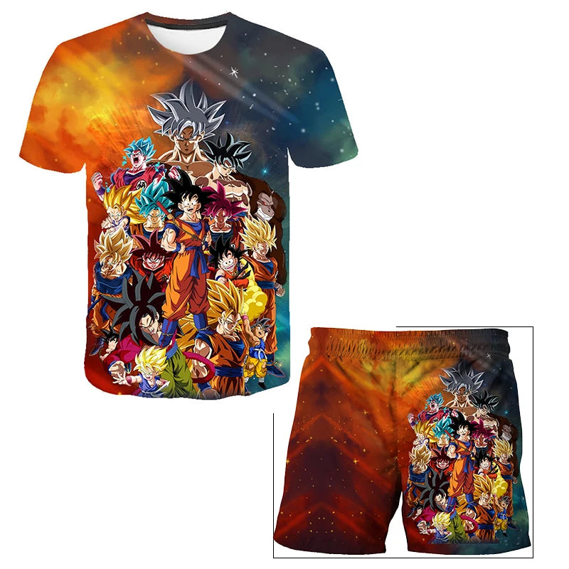 Anime Dragon Ball Z Boy 3D T-shirt