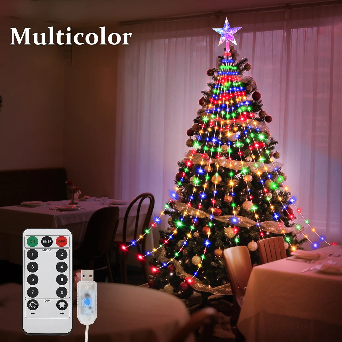 LED Outdoor Christmas Tree Decorations Lights