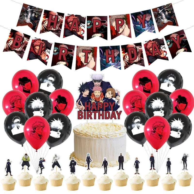 Jujutsu Kaisen Birthday Party Decorations Anime