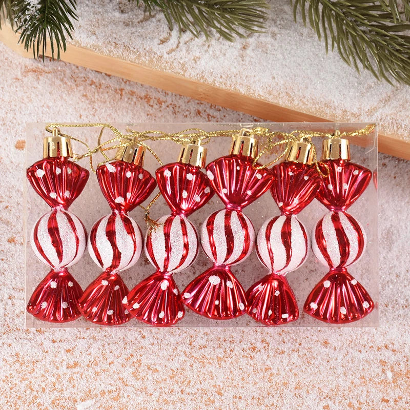 Christmas Lollipop Candy Cane Pendant