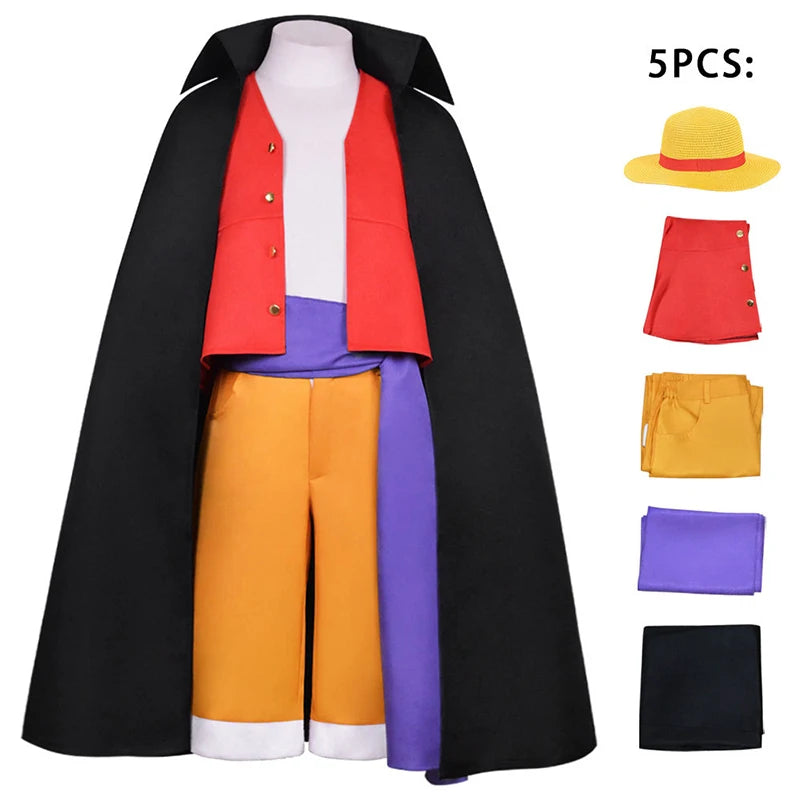 One Piece Pirate Luffy Cosplay Costumes