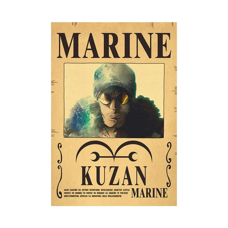 One Piece Anime Bounty Wanted Posters