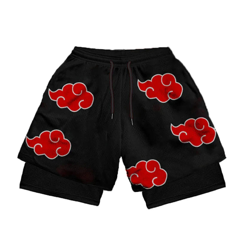 Anime Performance Shorts Men Women 2 In 1