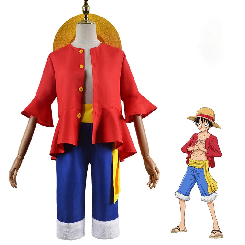 One Piece Pirate Luffy Cosplay Costumes