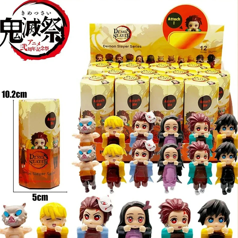 2025 Demon Slayer Hippers Blind Box Mini Action Figures