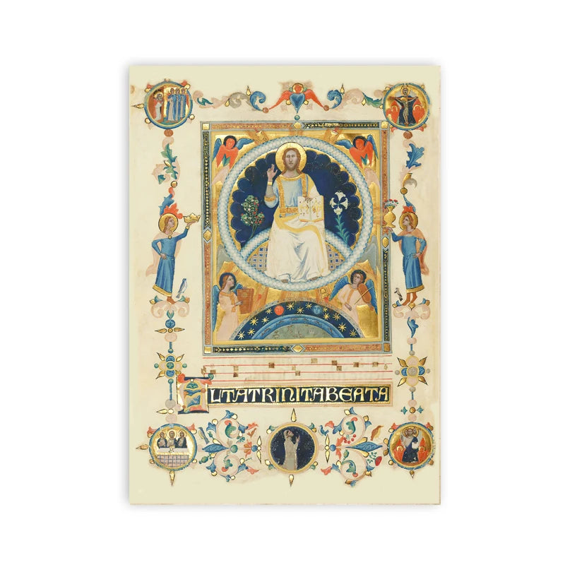 Colorful Illustrations of Vintage Illuminated Manuscripts r