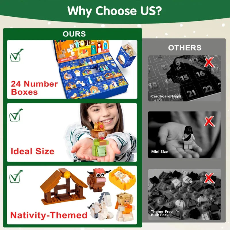 Christmas Advent Calendar Gift Box