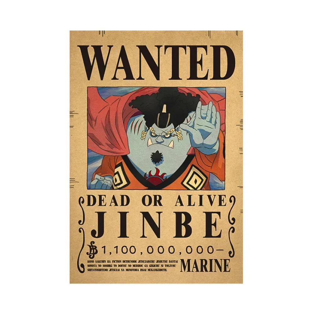 One Piece Anime Bounty Wanted Posters