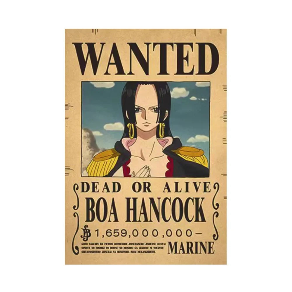 One Piece Anime Bounty Wanted Posters