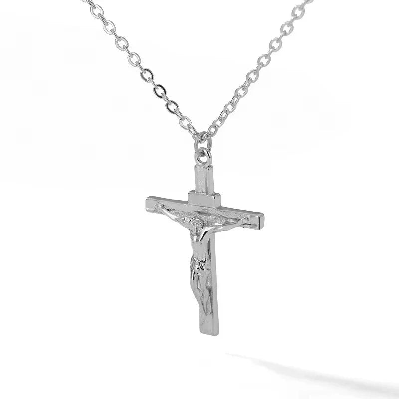 Classic Metal Cross Pendant Necklaces