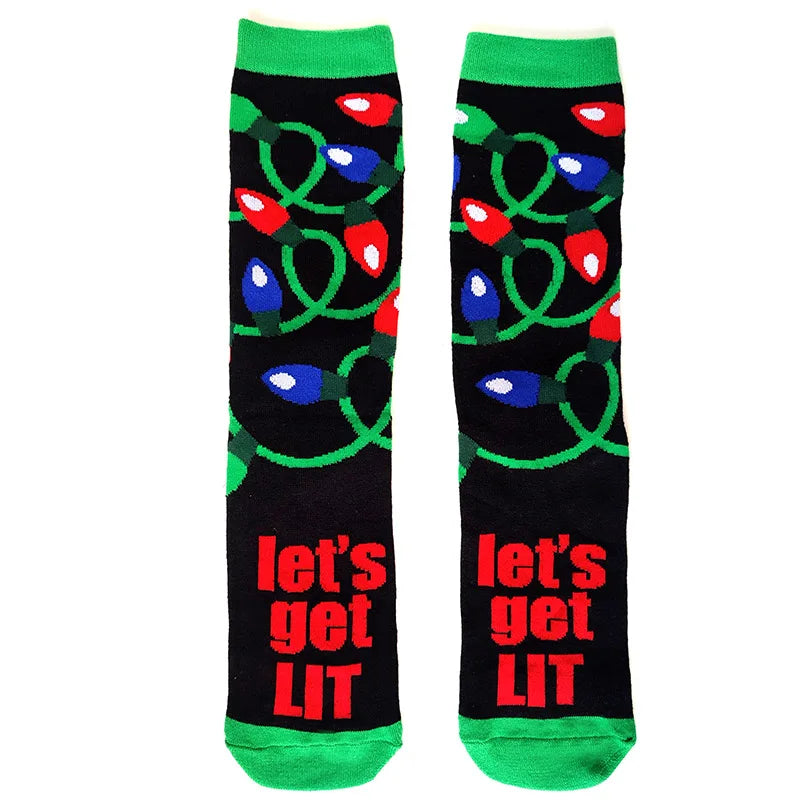 2025 New Men Christmas Socks