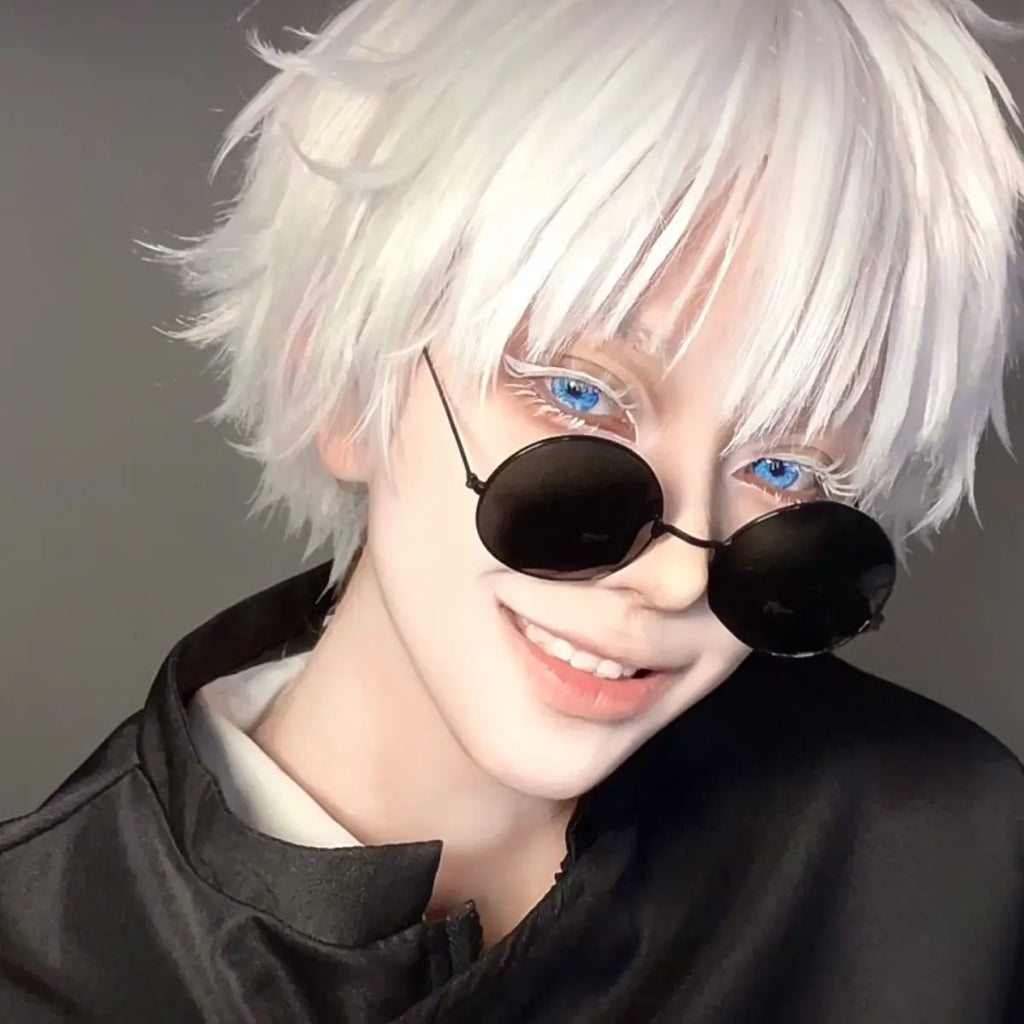 Lens 1pair Satoru Gojo Cosplay Blue Color
