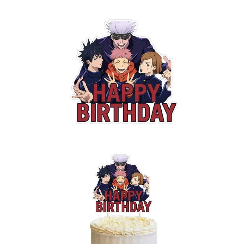 Jujutsu Kaisen Birthday Party Decorations Anime