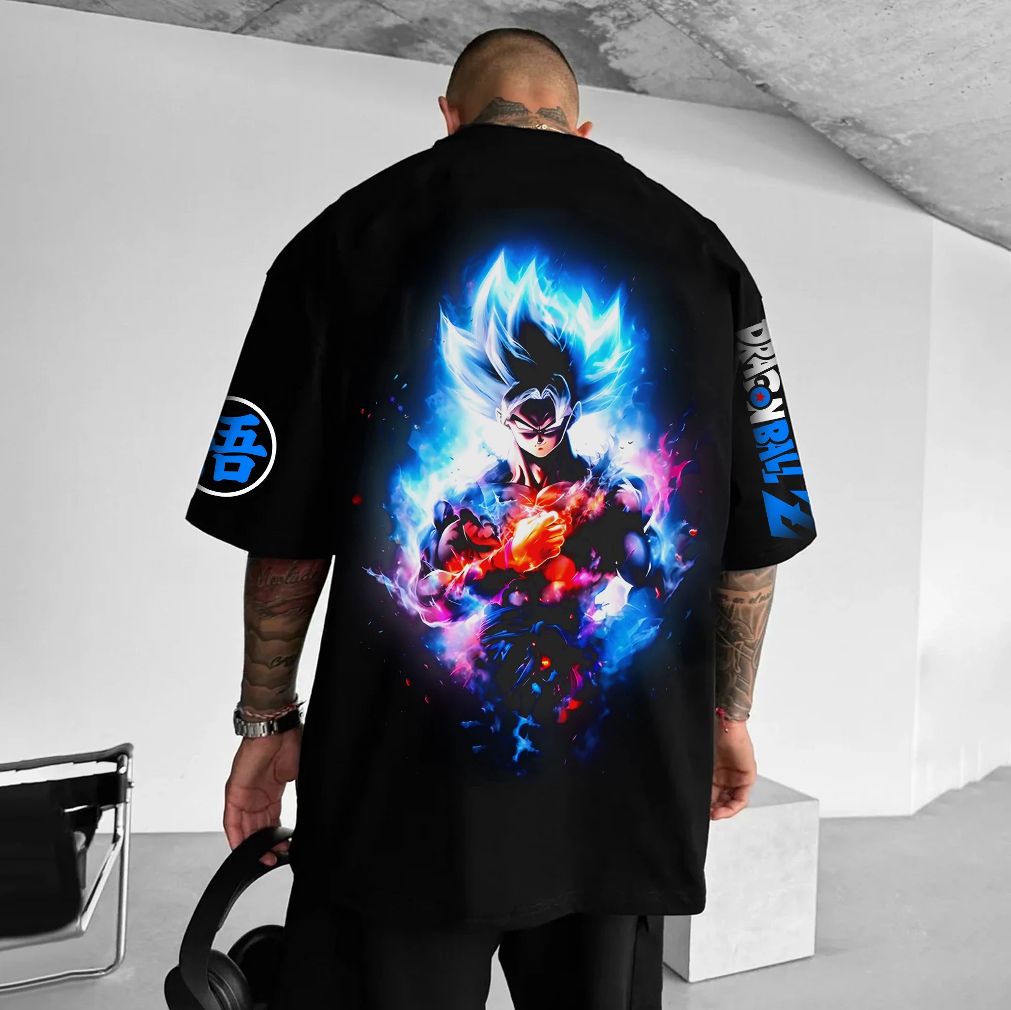 Dragon Ball Super Official Merch 2025 - Oversized Y2K Anime T-Shirt Pure Cotton Comfort