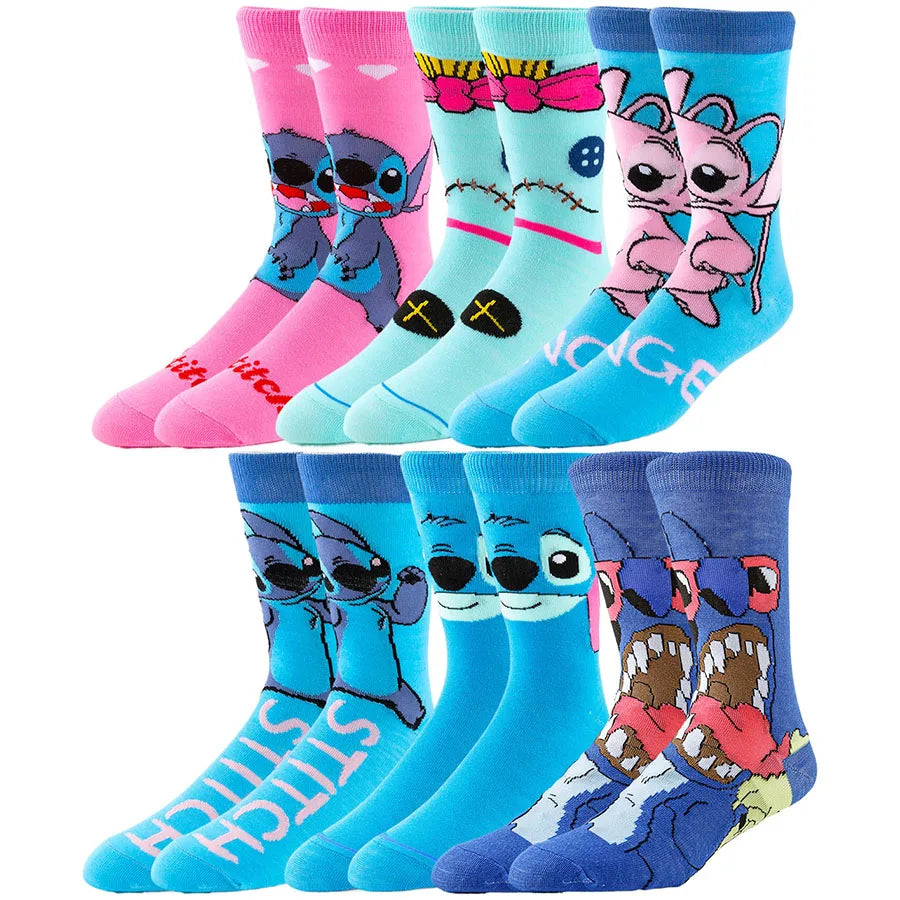 5/6 PAIR Disney lilo stitch Socks ❤️