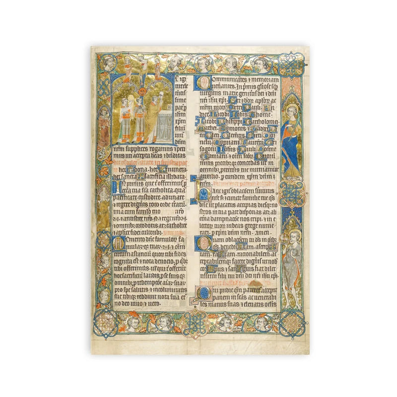 Colorful Illustrations of Vintage Illuminated Manuscripts r