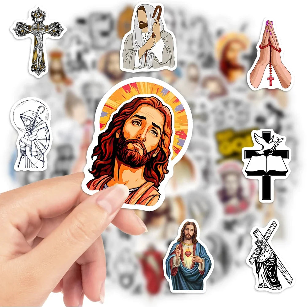 Jesus Bible God Christian Stickers