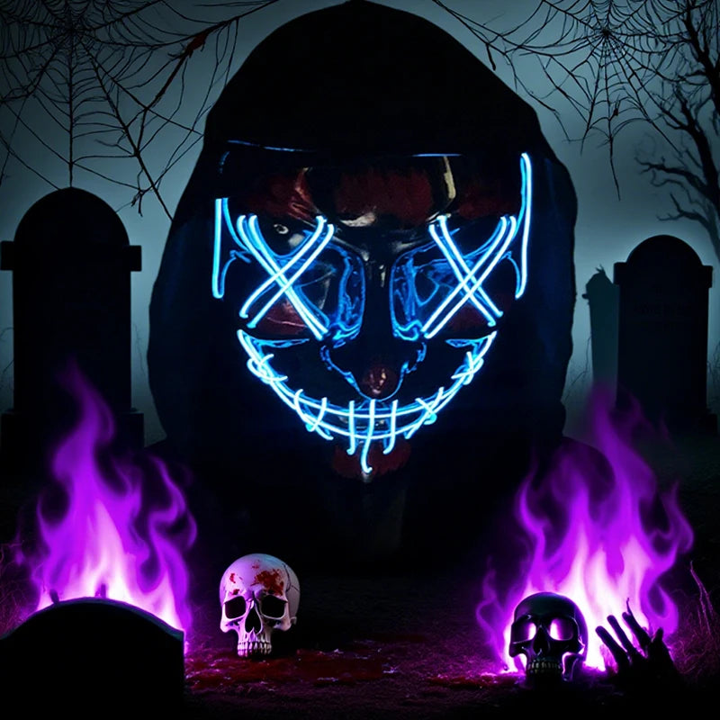 Wireless Neon LED Purge Mask
