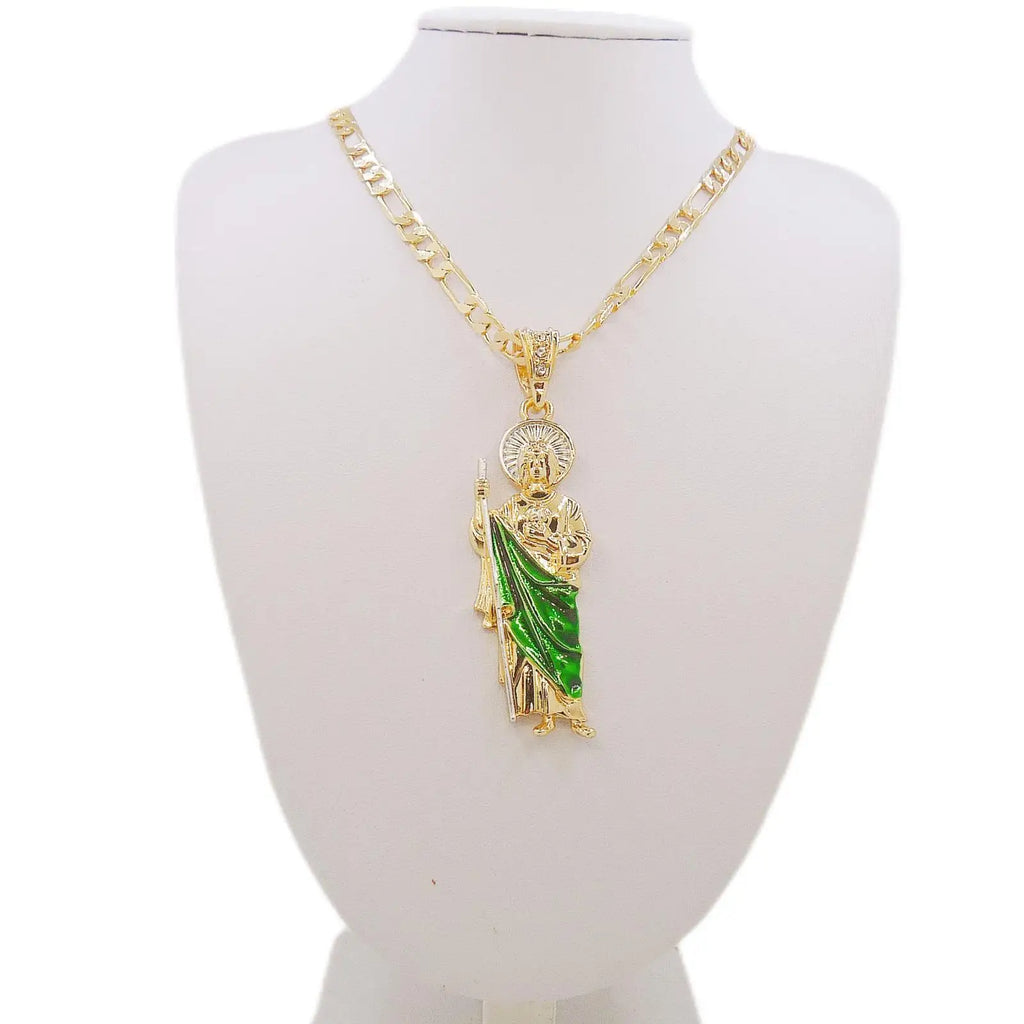 Saint Jude Necklace 14K Gold Plated