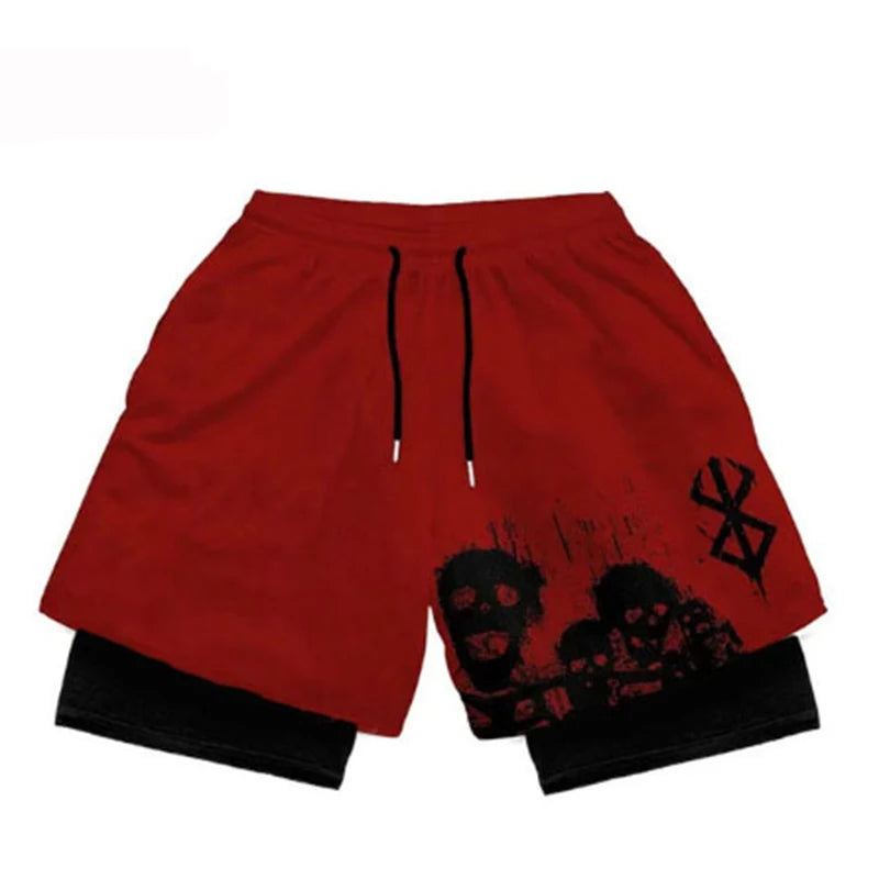 Anime Performance Shorts Men Women 2 In 1