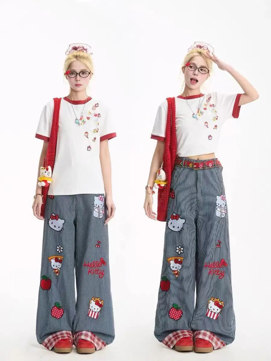 Hello Kitty Kawaii  American Jeans ❤️❤️