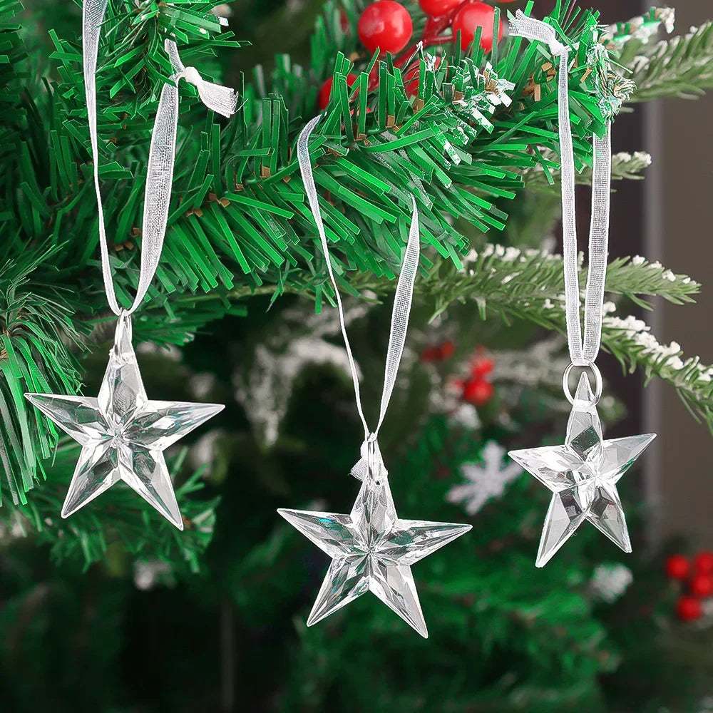 Crystal Christmas Tree Ornaments Snowflake