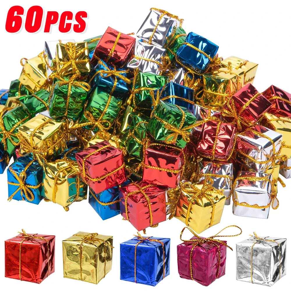 Mini Xmas Ornaments Gifts Boxes