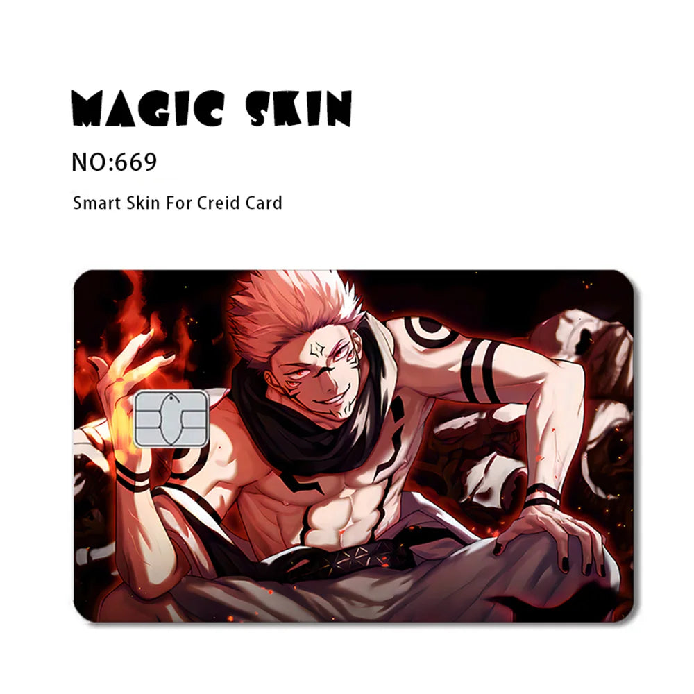 Jujutsu Kaisen Sticker  for Credit Cards