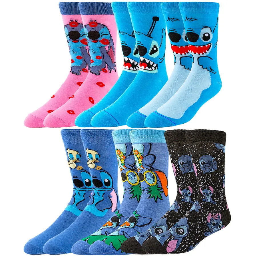 5/6 PAIR Disney lilo stitch Socks ❤️